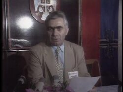 Bosnia - Karadzic Positive On US Peace Initiative News Clip