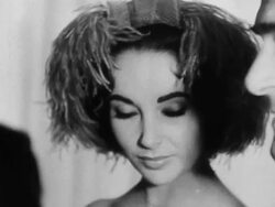 Elizabeth Taylor and husband Mike Todd Stock Footage