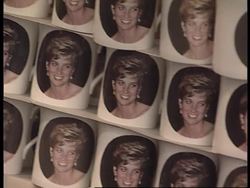 UK - Diana memorabilia and tributes News Clip
