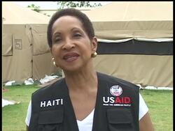 By some estimates, Haiti's devastating earthquake in January left about 33 million cubic yards of debris in Port-au-Prince, more than seven times the amount of concrete used to build the Hoover Dam. So far, only about 2 percent of the debris has been cleared. News Clip