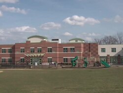 Suburban Elementary School Stock Footage