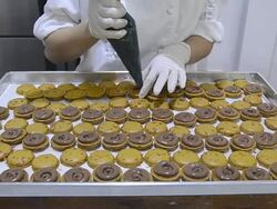 HD : Making of Macaron Stock Footage