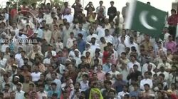Wagah Border - Pakistani Side Stock Footage