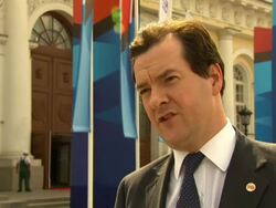 George Osborne in Moscow News Clip