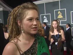 INTERVIEW: Crystal Bowersox on how it feels to be at the Grammys at the 53rd GRAMMY Awards - Arrivals Part 3 at Los Angeles CA. (Footage by WireImage Video/GettyImages) Stock Footage