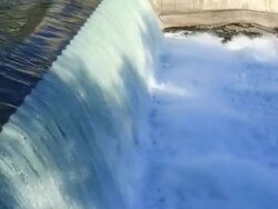 Hydropower dam Stock Footage