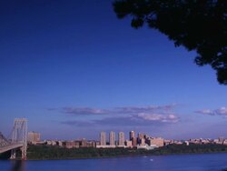 George Washington Bridge Stock Footage