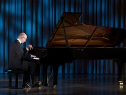 HD: Pianist Performing Piano Concert Stock Footage