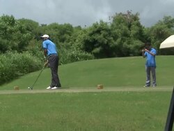 ATMOSPHERE: Golfers Stock Footage