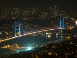 HD:Bosphorus Bridge. Stock Footage