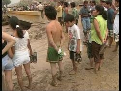 PERU: LIMA: EL NINO BRINGS MORE DEVASTATING FLOODS News Clip