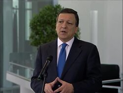 EU Commission President meets Chancellor, comment on 2nd term News Clip
