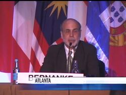 Federal Reserve Chairman Ben Bernanke says that although the economy has weakened in recent weeks, growth will pick up later this year due to the temporary nature of Japan's nuclear crisis and the slowdown from high gas prices. News Clip