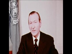SYND 8-12-72 SYND UN SECRETARY GENERAL KURT WALDHEIM MAKES HUMAN RIGHTS DAY SPEECH News Clip