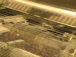 Stitchbonding Close-Up Stock Footage