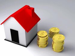 house become small Stock Footage