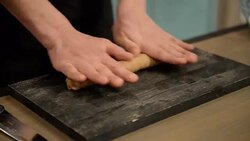 Chef makes sweets vegetarian Stock Footage