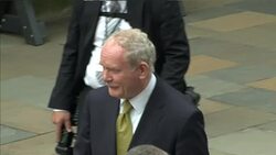 Martin McGuinness at Crumlin Road Gaol News Clip