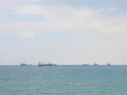 Container Ships Stock Footage