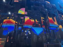 Reflective boxes background Stock Footage