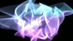 Abstract Digital Aurora Effect Computer Graphic rendered Stock Footage