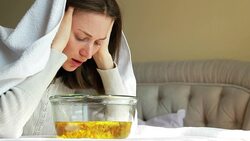 therapeutic inhalation Stock Footage