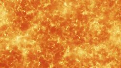 Pulsating hot cosmic lava like a sun surface Stock Footage