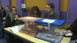 CLEAN : Catalans vote in Spanish election News Clip