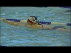 Rebecca Adlington Training & Interview Part 1 News Clip