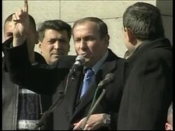 Thousands attends opposition rally; opposition leader speaks News Clip