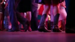 Dancing Feet Stock Footage