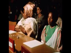 LIB 14-11-73 MEETING WITH JEHAN SADAT AND ARAB AND AFRICAN WOMEN IN SUPPORT OF ARAB RIGHTS News Clip