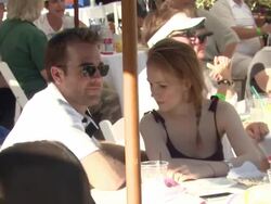 James Van Der Beek at the 7th Annual K-Swiss Desert Smash at Palm Springs CA. (Footage by WireImage Video/GettyImages) Stock Footage