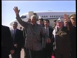 GAZA STRIP: NELSON MANDELA VISITS YASSER ARAFAT Instructional Video