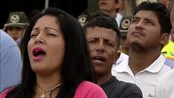 CLEAN : Ecuadoreans in Pedernales mark one month after deadly quake News Clip