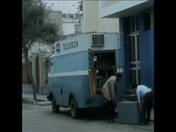 SYND 13-11-71 TV AND RADIO UNDER ARMED GUARD BEFORE NEW COMMUNICATIONS LAW News Clip