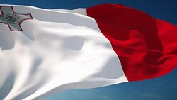 4K Malta Flag - Loopable Stock Footage