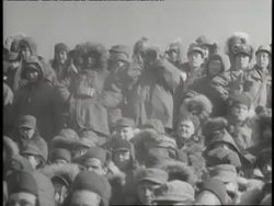 USO performer Betty Hutton entertains US Soldiers. News Clip