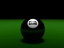 Pool game eight ball Stock Footage