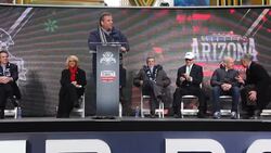 New Jersey governor Chris Christie was booed at NFL's Hand Off ceremony in Times Square Saturday. Christie has been under fire after aides and allies purposely created a week of traffic gridlock in Fort Lee, N.J. (Feb. 1) News Clip