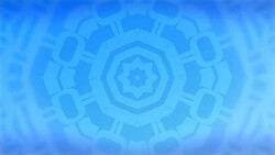 Kaleidoscopic Blue Background (Loopable) Stock Footage