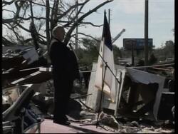 Church service for community hit by tornadoes News Clip