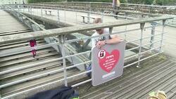 CLEAN : Paris launches campaign to end affair with love locks News Clip