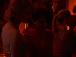 Taylor Swift, Selena Gomez at the 2011 Vanity Fair Oscar Party Inside  at Hollywood CA. Stock Footage