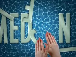 Arranging letters Stock Footage