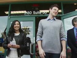 Naya Rivera, Cory Monteith at the Glee Live Samsung Infuse 4G DTR Event - Stevens Creek AT&T Store at San Jose CA. (Footage by WireImage Video/Getty Images Entertainment Video) Stock Footage