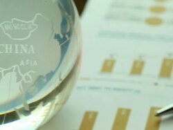 HD:Table workplace of business people. Stock Footage