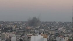 Explosion on Gaza skyline as Israel accepts Egyptian ceasefire proposal News Clip
