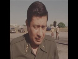 UNUSED 19/12/80 DUARTE ARRIVES TO EL SALVADOR AIR BASE AND LEAVES IN A PLANE News Clip