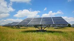 Solar Panels Stock Footage